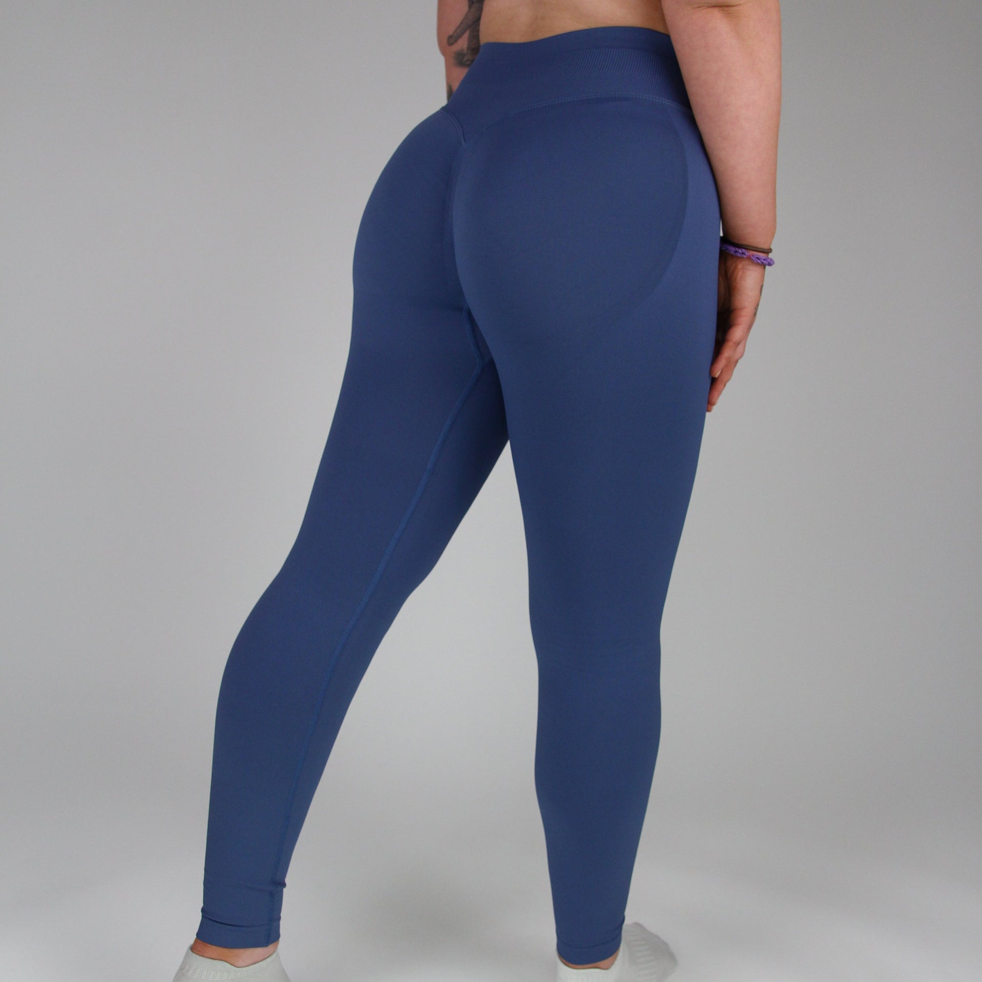 Embrace Leggings (Steel Blue) – Power Fitness UK